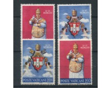 1959 - LOTTO/5860 - VATICANO - INCORONAZIONE GIOVANNI XXIII° 4v. - NUOVI