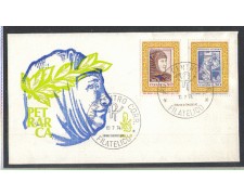 1974 - LOTTO/6604ZA - REPUBBLICA - FRANCESCO PETRARCA - FDC