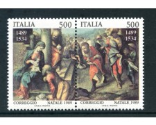 1989 - LOTTO/6931 - REPUBBLICA - NATALE 2V. - NUOVI
