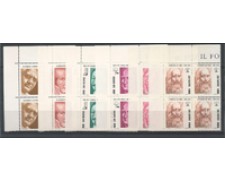 1983 - LOTTO/8033Q - SAN MARINO - SCIENZIATI 6V.- QUARTINE NUOVI