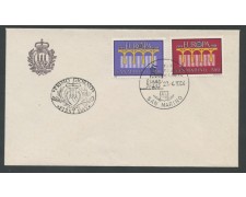 1984 - SAN MARINO - EUROPA 2 VALORI - BUSTA FDC - LOTTO/8043ZA