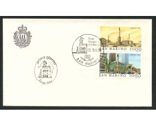 1986 - LOTTO/8064ZB - SAN MARINO - AMERIPEX - BUSTA FDC