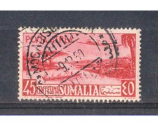 1950 - LOTTO/9831U - SOMALIA AFIS - 45c. POSTA AEREA USATO 1950 - LOTTO/9831U - SOMALIA AFIS - 45c. POSTA AEREA USATO