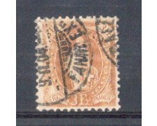1882 - LOTTO/1823A - SVIZZERA -3 Fr. BISTRO ARANCIO USATO 1882 - LOTTO/1823A - SVIZZERA -3 Fr. BISTRO ARANCIO USATO