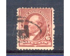 1890 - LBF/2944 - STATI UNITI - 6c. ROSSO BRUNO GARFIELD - USATO 1890 - LBF/2944 - STATI UNITI - 6c. ROSSO BRUNO GARFIELD - USATO