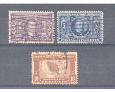 1904 - LBF/2961 - STATI UNITI - 3/5/10c. ESPOSIZ. LUISIANA - USATI 1904 - LBF/2961 - STATI UNITI - 3/5/10c. ESPOSIZ. LUISIANA - USATI