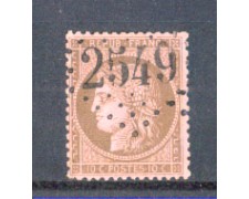 1871/75 - LOTTO/9922 - FRANCIA - 10c. BRUNO SU ROSA - USATO 1871/75 - LOTTO/9922 - FRANCIA - 10c. BRUNO SU ROSA - USATO