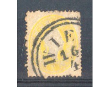 1860 - LOTTO/AUS17U - AUSTRIA - 2 k. GIALLO - USATO 1860 - LOTTO/AUS17U - AUSTRIA - 2 k. GIALLO - USATO