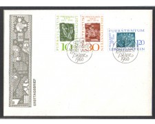 1965 - LBF/4115 - LIECHTENSTEIN - PITTORE FERDINAND NIGG - BUSTA FDC 1965 - LBF/4115 - LIECHTENSTEIN - PITTORE FERDINAND NIGG - BUSTA FDC