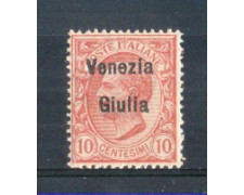 1918/19 - LOTTO/VNG22N - VENEZIA GIULIA - 10c. ROSA NUOVO 1918/19 - LOTTO/VNG22N - VENEZIA GIULIA - 10c. ROSA NUOVO