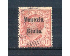1918/19 - LOTTO/VNG22U - VENEZIA GIULIA - 10c. ROSA USATO 1918/19 - LOTTO/VNG22U - VENEZIA GIULIA - 10c. ROSA USATO