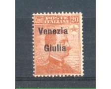 1918/19 - LOTTO/VNG23N - VENEZIA GIULIA - 20c. ARANCIO NUOVO 1918/19 - LOTTO/VNG23N - VENEZIA GIULIA - 20c. ARANCIO NUOVO