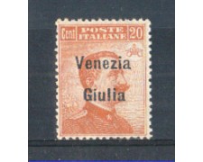 1918/19 - LOTTO/VNG23L - VENEZIA GIULIA - 20c. ARANCIO LING. 1918/19 - LOTTO/VNG23L - VENEZIA GIULIA - 20c. ARANCIO LING.