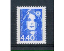 1993 - LOTTO/FRA2814 - FRANCIA - 4,40 Fr. AZZURRO MARIANNA NUOVO