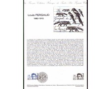 1982 - LOTTO/FRA2228DOC - FRANCIA - LOUIS PERGAUD DOC. FILATELICO 1982 - LOTTO/FRA2228DOC - FRANCIA - LOUIS PERGAUD DOC. FILATELICO