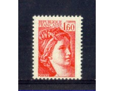 1981 - LOTTO/FRA2155  - FRANCIA - 1,60 Fr. SABINE NUOVO
