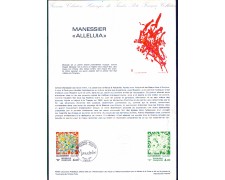 1981- LOTTO/FRA2169DOC - FRANCIA - 4 Fr. A.MANESSIER DOC. FILATELICO