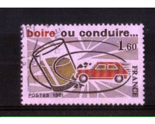 1981 - LOTTO/FRA2159U - FRANCIA - SICUREZZA STRADALE USATO 1981 - LOTTO/FRA2159U - FRANCIA - SICUREZZA STRADALE USATO