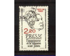 1981 - LOTTO/FRA2143U - FRANCIA - LA STAMPA - USATO 1981 - LOTTO/FRA2143U - FRANCIA - LA STAMPA - USATO