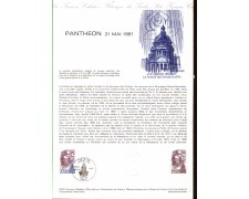 1981 - LOTTO/FRA2172DOC - FRANCIA - PANTHEON DOC. FILATELICO 1981 - LOTTO/FRA2172DOC - FRANCIA - PANTHEON DOC. FILATELICO