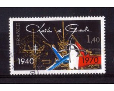 1980 - LOTTO/FRA2114U - FRANCIA - CHARLES DE GAULLE - USATO