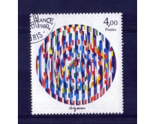1980 - LOTTO/17496U - FRANCIA - AGAM MESSAGGIO DI PACE - USATO