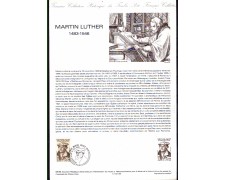 1983 - LOTTO/FRA2264DOC - FRANCIA - MARTIN LUTERO - DOC. FILATELICO