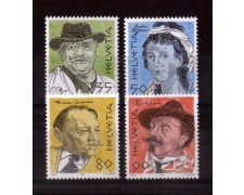 1990 - LOTTO/SVI1352CPN - SVIZZERA - RITRATTI 4v. - NUOVI