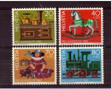 1983 - LOTTO/SVI1192CPN - SVIZZERA - PRO JUVENTUTE 4v. - NUOVI 1983 - LOTTO/SVI1192CPN - SVIZZERA - PRO JUVENTUTE 4v. - NUOVI