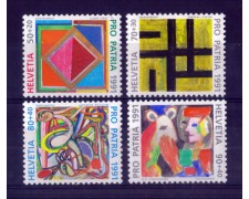 1991 - LOTTO/SVI1377CPN - SVIZZERA - PRO PATRIA 4v. - NUOVI