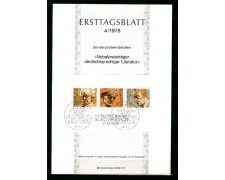 1978 - LOTTO/GFBF15ETB - GERMANIA - PREMI NOBEL FOGLIETTO - ETB 1978 - LOTTO/GFBF15ETB - GERMANIA - PREMI NOBEL FOGLIETTO - ETB