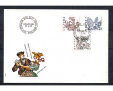 1984 - LOTTO/SVI1211FDC - SVIZZERA - TRADIZIONI POPOLARI - BUSTA FDC