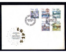 1982 - LOTTO/SVI1160FDC - SVIZZERA - ZODIACO 5v. - BUSTA FDC