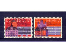 1974 - LOTTO/SVI957CPU - SVIZZERA - CONGRESSO U.P.U. 2v. - USATI 1974 - LOTTO/SVI957CPU - SVIZZERA - CONGRESSO U.P.U. 2v. - USATI