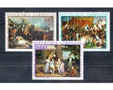 1969 - LBF/2343 - GABON - CENTENARIO DI NAPOLEONE POSTA AEREA 3v. - NUOVI 1969 - LBF/2343 - GABON - CENTENARIO DI NAPOLEONE POSTA AEREA 3v. - NUOVI
