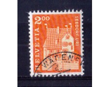 1967 - LOTTO/SVI796U - SVIZZERA - 2 Fr. EDIFICI STORICI - USATO 1967 - LOTTO/SVI796U - SVIZZERA - 2 Fr. EDIFICI STORICI - USATO