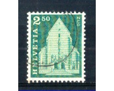 1967 - LOTTO/SVI797U - SVIZZERA - 2,50 Fr. EDIFICI STORICI - USATO 1967 - LOTTO/SVI797U - SVIZZERA - 2,50 Fr. EDIFICI STORICI - USATO