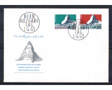 1965 - LOTTO/SVI754FDC - SVIZZERA - MONTE CERVINO 2v. - BUSTA FDC