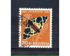 1955 - LOTTO/SVI570U - SVIZZERA - 30+10c. PRO JUVENTUTE - USATO 1955 - LOTTO/SVI570U - SVIZZERA - 30+10c. PRO JUVENTUTE - USATO