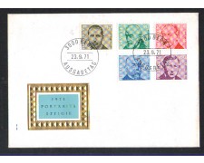 1971 - LOTTO/SVI890FDC - SVIZZERA - UOMINI ILLUSTRI - BUSTA FDC