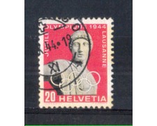1944 - LOTTO/SVI393U - SVIZZERA - 20c. COMITATO OLIMPICO - USATO 1944 - LOTTO/SVI393U - SVIZZERA - 20c. COMITATO OLIMPICO - USATO