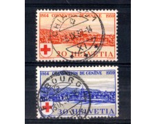 1939 - LOTTO/SVI343CPU - SVIZZERA - CROCE ROSSA 2v. - USATI