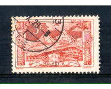1916 - LOTTO/SVI167U - SVIZZERA - 3 Fr. ROSSO - USATO 1916 - LOTTO/SVI167U - SVIZZERA - 3 Fr. ROSSO - USATO