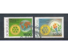 1980 - LOTTO/POR1458CPU - PORTOGALLO - 75° ANNIVERSARIO ROTARY 2v. - USATI 1980 - LOTTO/POR1458CPU - PORTOGALLO - 75° ANNIVERSARIO ROTARY 2v. - USATI