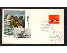 1965 - LOTTO/1639 - GERMANIA - CENTENARIO SERVIZI DI SALVATAGGIO IN MARE - BUSTA 1965 - LOTTO/1639 - GERMANIA - CENTENARIO SERVIZI DI SALVATAGGIO IN MARE - BUSTA