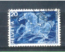 1969 - LOTTO/SVI829U - SVIZZERA - 20c. PLANETARIO - USATO 1969 - LOTTO/SVI829U - SVIZZERA - 20c. PLANETARIO - USATO