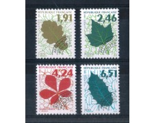 1994 - LOTTO/FRAP235CPN - FRANCIA - PREANNULLATI FOGLIE DI ALBERI 4v. - NUOVI
