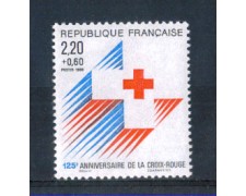 1988 - LOTTO/FRA2549N - FRANCIA - PRO CROCE ROSSA - NUOVO