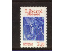 1986 - LOTTO/FRA2420N - FRANCIA - CENTENARIO STATUA DELLA LIBERTA' - NUOVO
