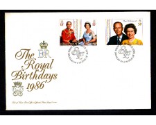 1986 - LOTTO/IDM316FDC - ISOLA DI MAN - COMPLEANNO REGINA - BUSTA FDC 1986 - LOTTO/IDM316FDC - ISOLA DI MAN - COMPLEANNO REGINA - BUSTA FDC